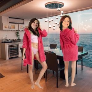 Pink Hearts Colsie Robe